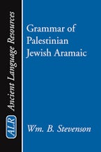 Grammar of Palestinian Jewish Aramaic