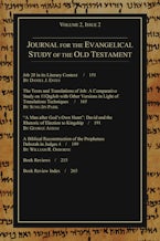 Journal for the Evangelical Study of the Old Testament, 2.2