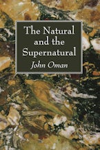 The Natural and the Supernatural
