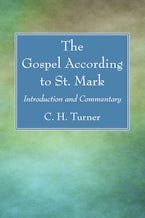 The Gospel According to St. Mark