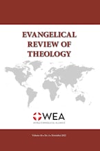 Evangelical Review of Theology, Volume 46, Number 4, November 2022